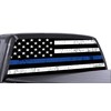 66" x 18" Thin Blue Line American Flag Distressed Truck