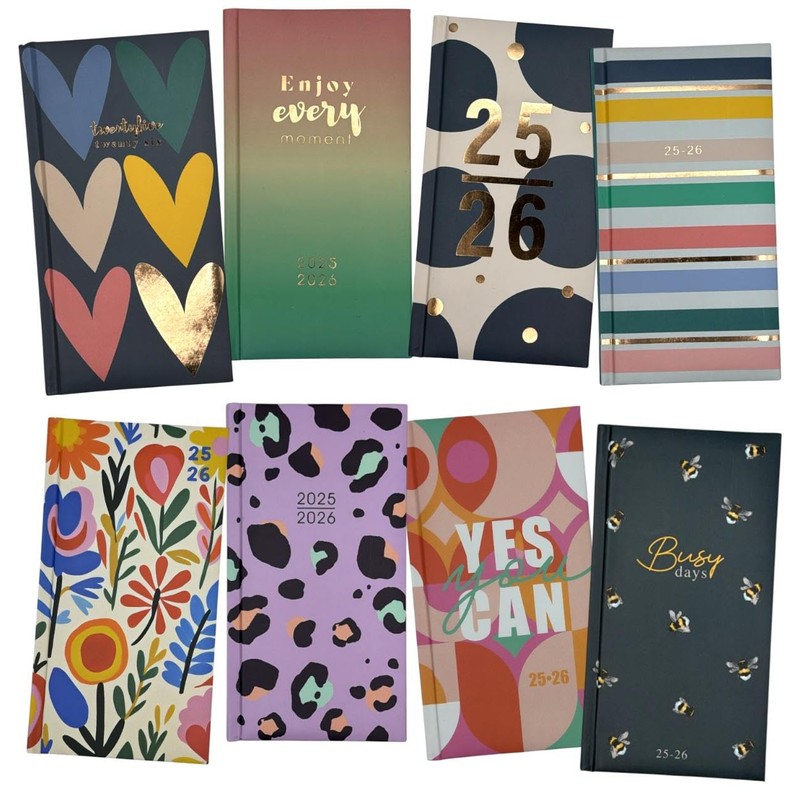 2025-2026 Slim Week to View Mid Year Academic Diary Student