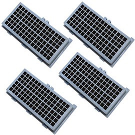 HQRP HEPA Filter 4-Pack compatible with Miele S514 S516 S518 S524 S528 S544 S548 S558 Canister Vac Vacuum Cleaner