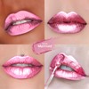 Depuplum Pink Lipsticks for Women Metallic Lipstick Long Lasting Non