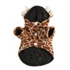 Dog Hoodie Winter Jacket Cute Fun Giraffe Design Warm Puppy