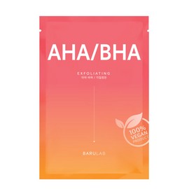 BARULAB Certified Vegan Sheet Mask Set (10 masks), AHA/BHA