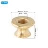 PATIKIL Lamp Solid Brass Neck, 2 Pcs M10 Fine Threaded