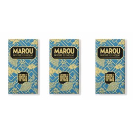 Marou Origin Lam Dong 74% Cacao Dark Chocolate 3-Pack | Vietnam Single Origin, Dairy Free, Gluten Free, Soy Free | 3 x 80g Bar