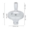 Lathe Handwheel 8mm Inner Diameter High Accuracy Aluminum Alloy Replacement