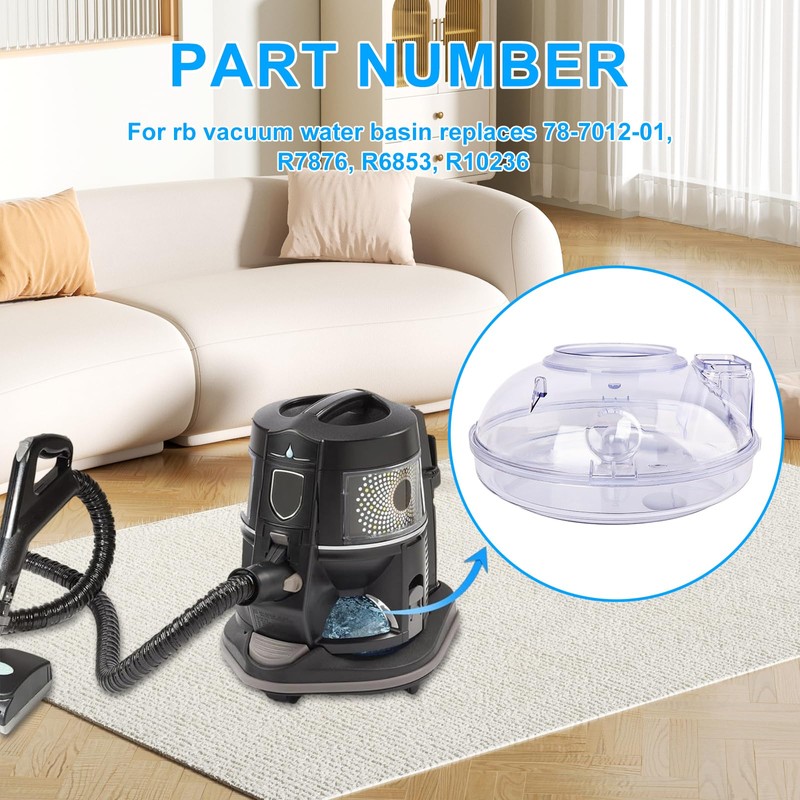 2 1/2 Quart Water Pan (Basin) Fit for Rb Vacuum