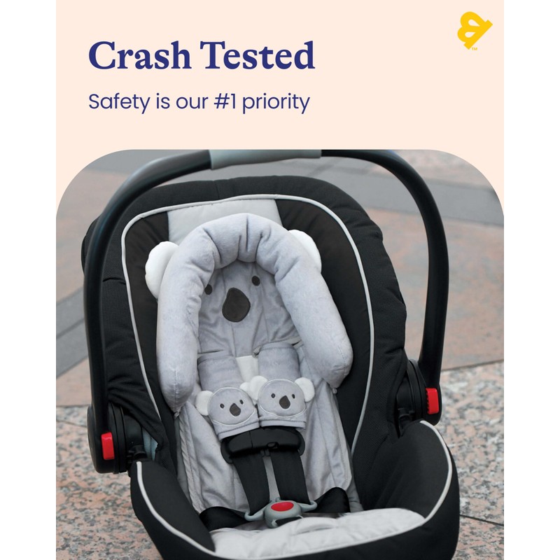Travel Bug Baby & Toddler 3-Piece Head Support & Strap