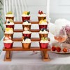 3 Tier Wooden Display Riser Stand Perfume Organizer, Dessert Table