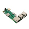 Expansion Board for Raspberry Pi 2W to 3B 3 USB2.0
