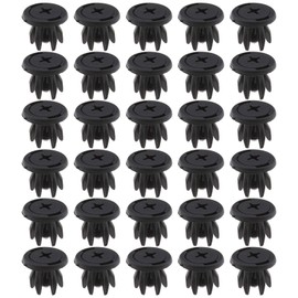 ECSiNG 30 x Car Mounting Clips for Inner Wheel Arch Liner Splash Guard Clips Holder 7130702966 Compatible with Mini Cooper S One R50 R52 R53 Black