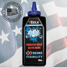 Blue it Up® EXTREME VISIBILITY Marking Chalk MADE IN USA- Blue 10 oz (283.5g)- CE Tools®