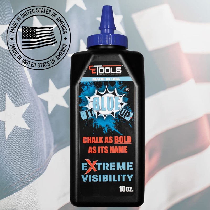 Blue it Up® EXTREME VISIBILITY Marking Chalk MADE IN USA-