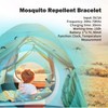 Temperature Measurement Bracelets Ultrasonic Mosquito Repellent Bands Non-Toxic Deet Free
