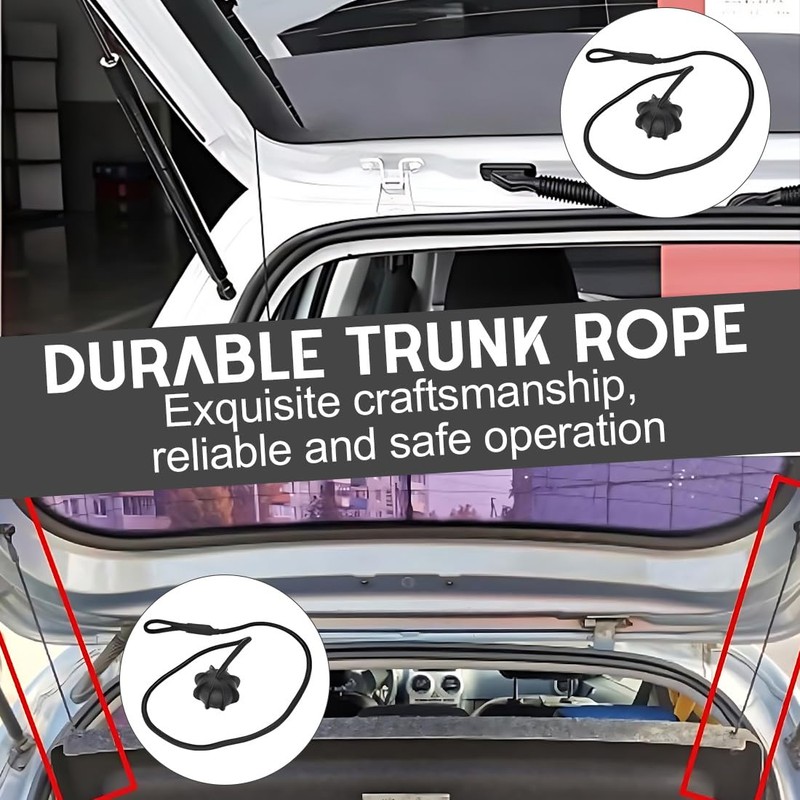 JUGUTA Pack of 2 Car Boot Retaining Strap Parcel Shelf