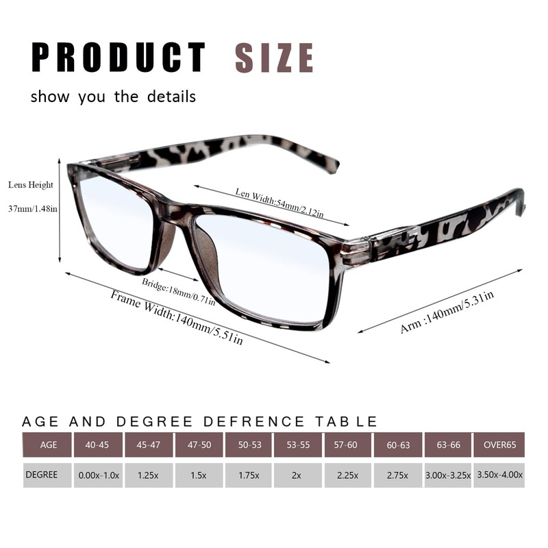 BIENCOOL Blue Light Blocking Reading Glasses,Readers for Men Women Spring