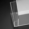 SUMTree Clear Acrylic Mountable Donation Box with Lock and Sign