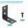 sourcing map 30 Set l Corner Bracket Corner Brace Metal