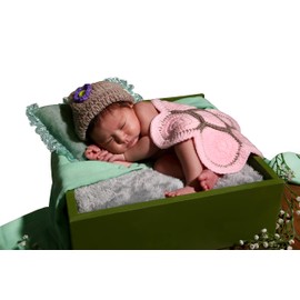 Dtailz Newborn Baby Girl Boy Crochet Knit Costume Photo Photography Prop Hats Outfits