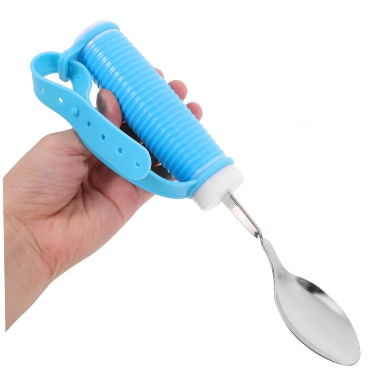 Ciieeo Adaptive Anti-Shaking Spoon with Weighted Handle for Elderly and