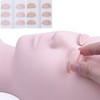 Eyelid Eyelash Extension Practice 6-piece Set Deep Skin Tone Practice Tool (6 pieces)