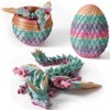 SINSEN 3D Printed Dragon Egg Movable Dragon Eggs with Dragon