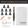SOULWIT 8Pcs Replacement Headband Screws for Beats Solo 2 &