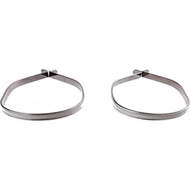 Simson Trouser Clips Metal Silver