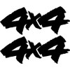 4X4 Truck Replacement Logos/Pair/Matte Black Vinyl Vehicle Chevy Graphic Decal