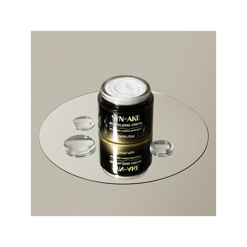 Farm Stay 팜스테이 시네이크 리바이탈라이징 크림 80g Farmstay Syn-Ake Revitalizing