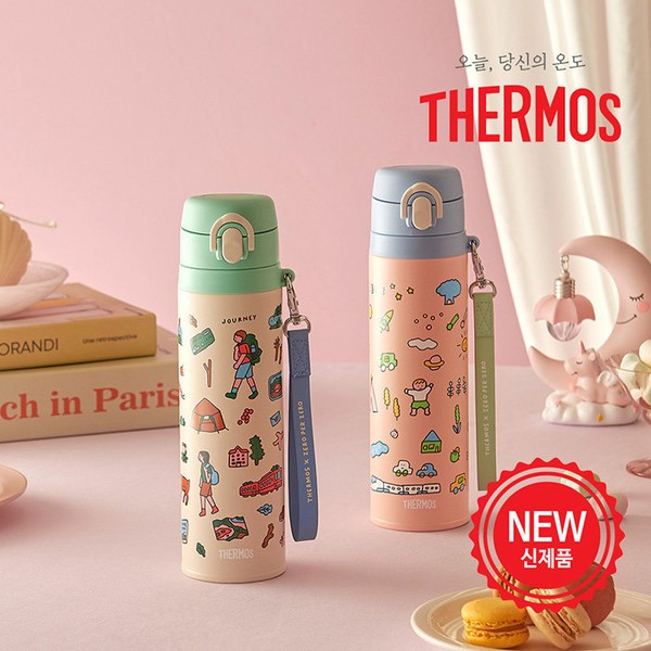 Thermos / 써모스X제로퍼제로 스트랩 원터치 텀블러 JNT-550KC, 써모스 JNT-550KC-ZPZ1 트래블