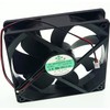 PY-1225H12S Fan 12025 DC12V 0.35A 120×120mm×25mm 2-Wire Cooling Fan