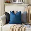 YAERTUN Pack of 2 Decorative Linen Soild Cushion Covers Farmhouse
