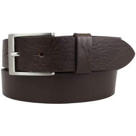 BELTINGER Belt made of full cowhide leather, 3.5 cm, jeans belt for men and women, 35 mm, chino belt, suit belt, brown