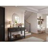 Mestikits Frameless Oval Mirror, 24x36 Inch Beveled Bathroom Mirrors for