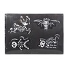 Creepy Christmas Gingerbread Cookie Ornaments - Set of 4 Dark