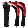Andux Long Neck Golf Hybrid Club Head Covers Interchangeable Number