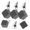 Mobestech 6Pcs Decorative Tablecloth Weights with Metal Clips Stone Table
