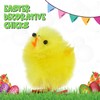 SRV Hub 12Pcs Easter Chenille Chicks, Small Chicks for Easter