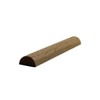 EWHR11 Half Round Moulding Trim, 3/8" x 3/4", Red Oak,