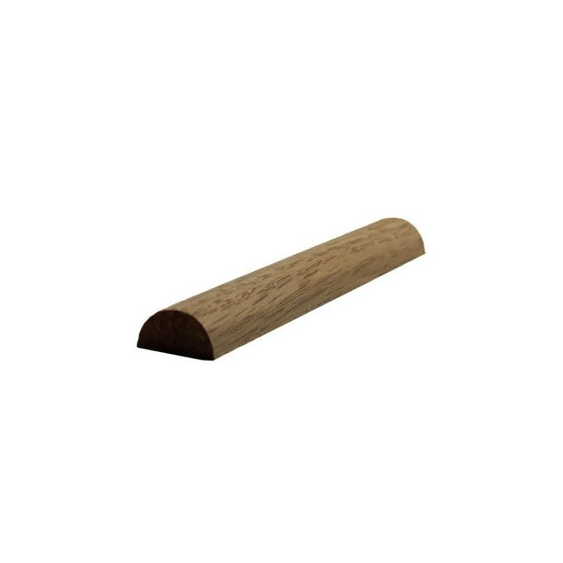 EWHR11 Half Round Moulding Trim, 3/8" x 3/4", Red Oak,