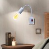 FEYAIM Plug in Light Socket E26/E27 Socket Adapter with On/Off