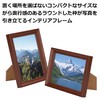 HAKUBA 木製 フォトフレーム テリア3 2Lサイズ 1面 ブラウン FWTR3-BR2L1