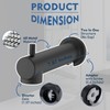 YASINU Slip on Extra Long Tub Spout with Diverter Universal