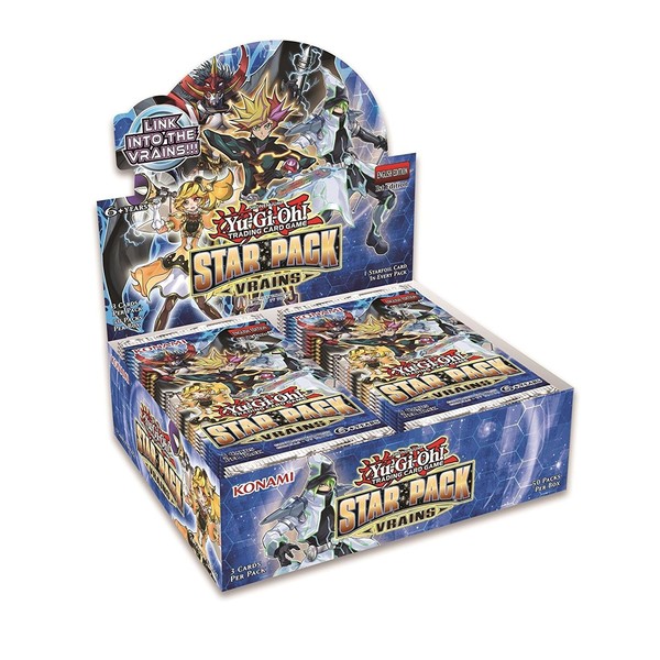 Yugioh 2018 Star Pack Vrains Booster Box - 50 packs of 3 cards each!