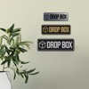 Standard Drop Box Sign (Black) - Large