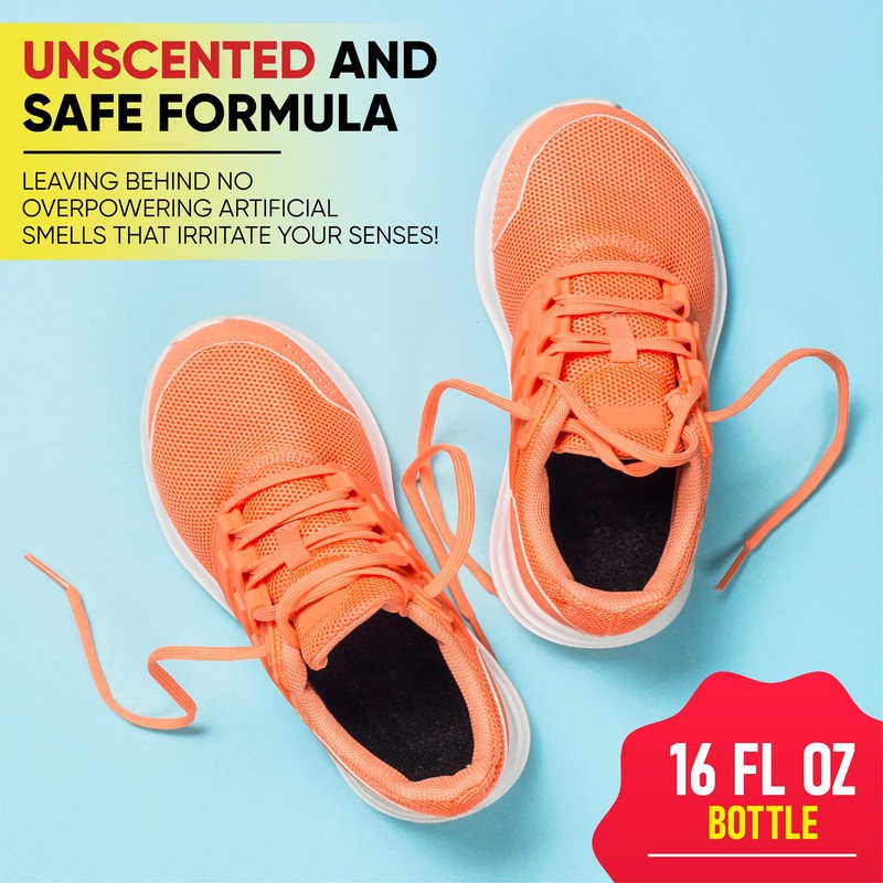 386 Professional Strength Shoe Odor Eliminator – 16Fl Oz Sneaker