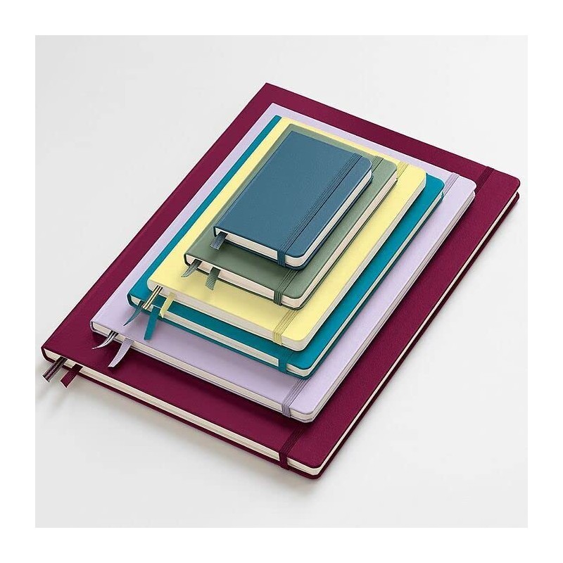 LEUCHTTURM1917 - Notebook Hardcover Pocket A6-187 Numbered Pages for Writing