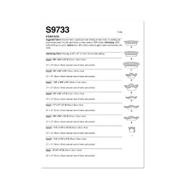 Simplicity Kitchen Cozies Sewing Pattern Kit, Code S9733, One Size, Multicolor