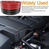4 Gauge Wire (25FT Black+25FT Red) Copper Clad Aluminum CCA,20PCS