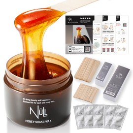NULL Brazilian Wax, VIO Compatible, Hair Removal, For Men and Women, 8.8 oz (250 g), Complete Set, Made in Japan, Honey Moisturizing